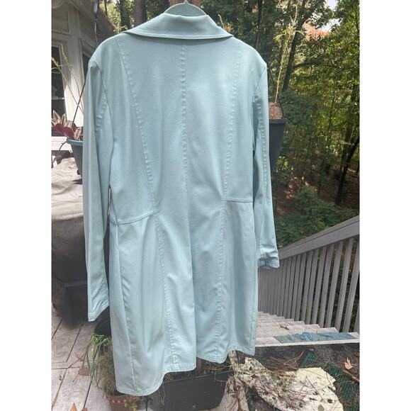 Rue21 Faux Leather Coat Women’s Large Long Coat – Rain Resistant - Picture 6 of 6